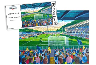 Wycombe Wanderers FC Adams Park Stadium Fine Art Jigsaw Puzzle 